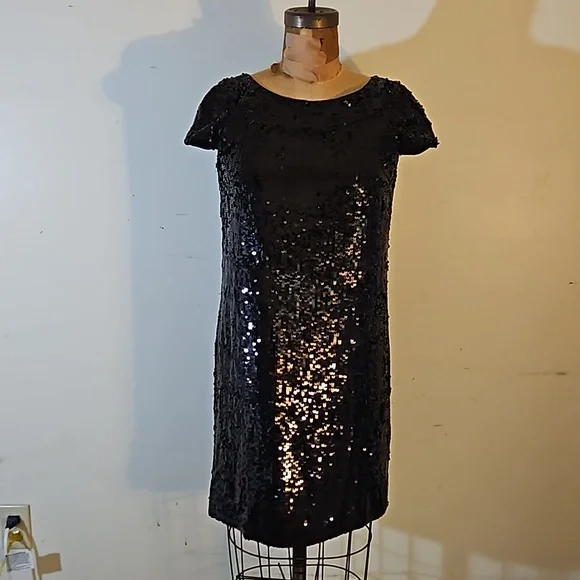 Sequins anyone?   Darling NWT Banana Republic size 4 dress - Picture 5 of 13